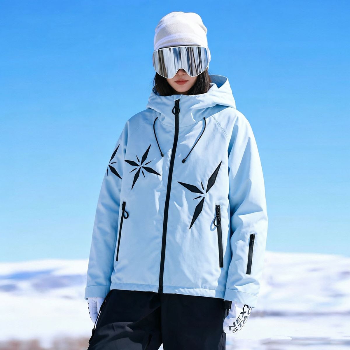 26 New Cotton Jackets Women, Unisex Ski Clothing, Windproof, Waterproof, Breathable, Warm, Suitable For Both Single And_desvips.com