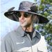 Solar Hat - UPF50+ Sun Protection With Cooling Fan Adjustable Neck Flap For Fishing/Hiking/Outdoor Breathable & Lightweight Summer Sun Hat_desvips.com