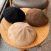 Melard Beret For Women, Autumn And Winter Japanese Retro Versatile Letter Small Face Octagonal Hat, Little Style_desvips.com