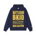 Men's Vintage Splotchy Letter Hoodie, American Retro Couple Sweatshirt, Distressed Wash Unisex Hooded Jacket_desvips.com