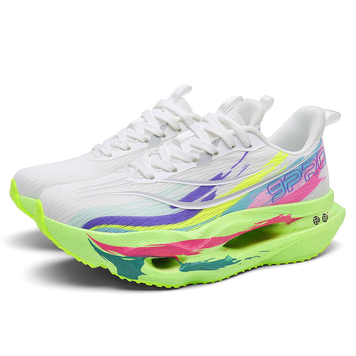 Unisex Sports Trendy Breathable Mesh Soft Sole Cushioning High-quality Professional Flat Running Shoes For Men Women_desvips.com