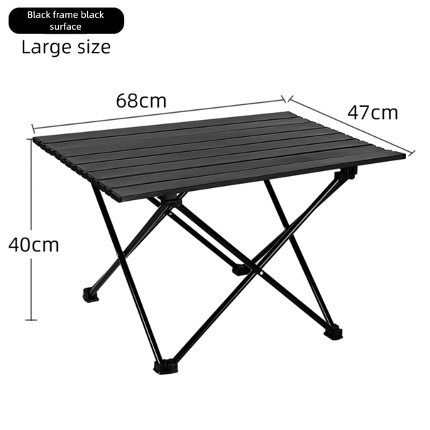 Outdoor New Casual Folding Camping Set Portable Egg Roll Table_desvips.com