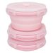 CCyanzi 3-Piece Round Collapsible Silicone Food Storage Bowls With Lids, Microwave And Freezer Safe, Space-Saving Design For Kitchen Cabinets And Camp_desvips.com