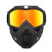 Motorcycle Riding Goggles Harley Windshield Off-road Bike Sports Helmet Face Shield_desvips.com