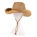 Outdoor Straw For Men Summer Beach Western Cowboy Men's Protection Sun Hat Wide Brim_desvips.com