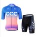 CCC Team Style Summer Short Sleeve Breathable Cycling Jersey Outdoor Gear Downhill Shirt_desvips.com