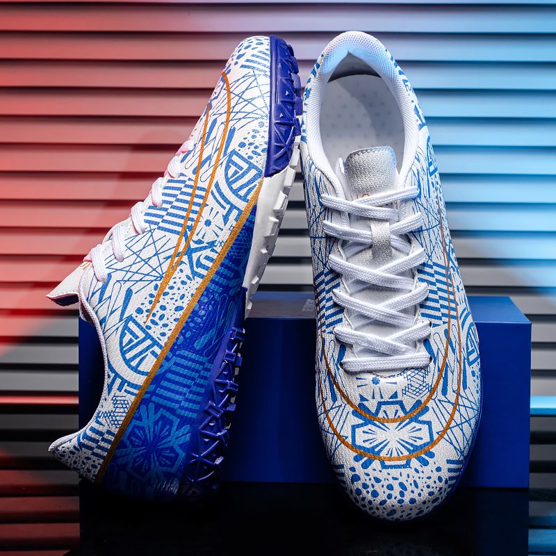 Factory Shop The New Youth Cool Low-top Football Comfortable Cushioned Anti-slip Wear Broken Nails Grass Training Shoes_desvips.com