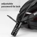 ROCKBROS Combination Lock Bicycle Lock Helmet Lock Cable Tie Stainless Steel_desvips.com