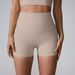 Women’s Clothing Three Point Sports Shorts Back High Waist Hip Peach Quick Drying Fitness Yoga Shorts For Women_desvips.com