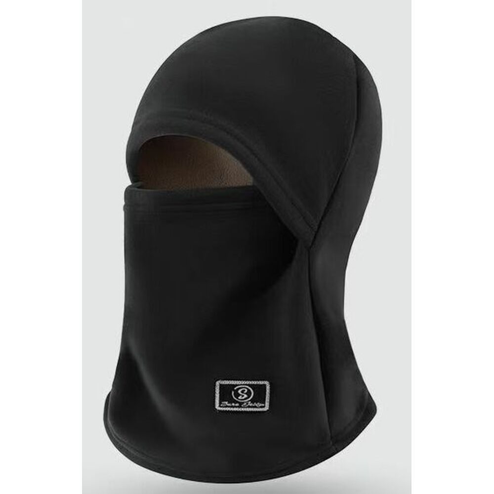 Winter Warm Lei Feng With Fleece Lining, Thickened Cold-Proof Face Mask And Neck Warmer Integrated Hat, Outdoor_desvips.com
