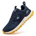 HOBIBEAR Unisex Hiking Women Men Trail Running Outdoor Sneakers Artificial Leather Non Slip Lace-Up Walking Shoes_desvips.com