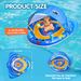 Inflatable Baby Sunshade Seat Ring With Sunshade Swimming Pool Water Lying Circle Swimming Swimming Circle_desvips.com