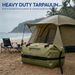 Haimont IPX7 Waterproof Roll-Top Dry Duffel Backpack Available In 60L And 90L Sizes, Made From 500D Tarpaulin With Welded Seams And Mesh Pockets, Suit_desvips.com