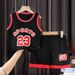 Boys And Girls Basketball Set Team Uniform Outdoor Sports Wear Stylish Big Kids Short Sleeve Training Jersey_desvips.com