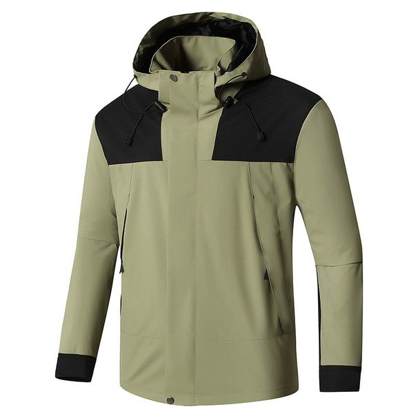 Outdoor Single-layer Men Women, New Windproof Waterproof Design With Detachable Hood, Thin Mountaineering Jacket For_desvips.com