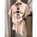 2025 Cross-Border Foreign Trade Women's Summer Sports Casual Outfit, Loose And Fashionable, Youthful Short-Sleeve Shorts_desvips.com