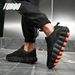 Men's Comfortable Casual Sneakers With Foot Sensing Massage Technology Women's Sports Breathable Lightweight Training_desvips.com