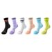 Women's Mid Calf Sports Socks Odor Resistant Professional Running Fitness Badminton Hiking Terry Cloth Bottom Long Socks_desvips.com