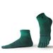 5 Pairs/lot High Elasticity Men's Soft Breathable Cotton Women Fitness Sweat Wicking Split Toe Outdoor Running Socks_desvips.com