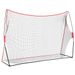 Golf Hitting Net - Durable Polyester Design - Spacious Frame For Home Practice - Black & Orange - Includes Carry Bag & Ground Stakes_desvips.com