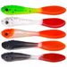 5pcs/bag Soft Tail Silicone Bait Soft Swim Bait With Flat Tail Pike Lure 7cm/2.2g Fishing Bait Peche For Bass Pike Leurre_desvips.com