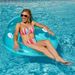 Inflatable Pool Lounge Chair With Backrest & Handles - Sparkle PVC Floating Bed (Quick-Dry Fabric Perfect For Pool Party Beach & Lake Relaxation)_desvips.com