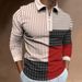 New Long Sleeved Multi-color Digital Printed Shirt For Men's Casual Polo_desvips.com