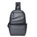 New Trendy Casual Cross-border Water-resistant Leather, Multifunctional Men's Crossbody Bag, Portable Chest Bag_desvips.com