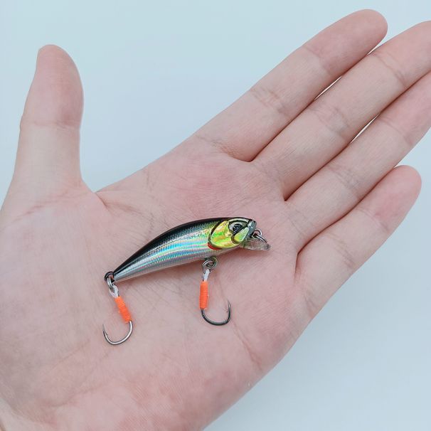 DUODUOYU 1PCS Mini Sinking Minnow Fishing Lure 3.5g/4.5cm Small Wobblers Isca Artificial Swimbait Bass Fishing Tackle_desvips.com