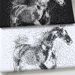 Trendy Brand Jiasiqi Men's Spring/Summer Horse Print Crew Neck Slim Fit Short Sleeve T-Shirt Casual Versatile_desvips.com