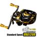 Water Drop Wheel Metal 3+1BB Lure 7.2:1 Black Sea Reel Fishing Gear_desvips.com