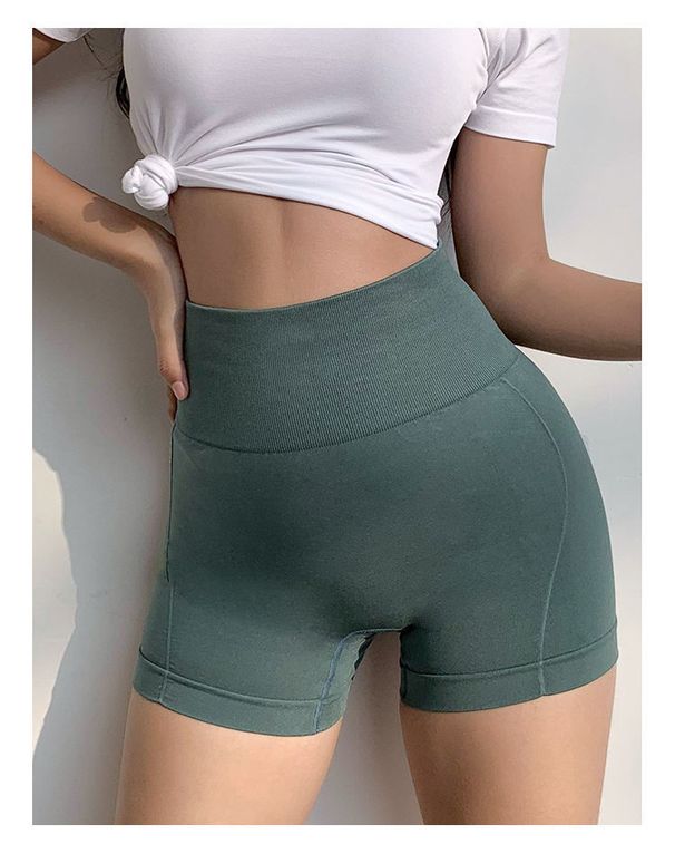 Women's High-Waisted Yoga Shorts – Quick-Dry, Tummy Control & Peach-Lift For Running, Gym & Dance_desvips.com