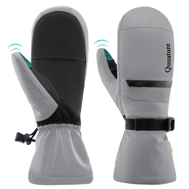 Qunature Warm Ski Gloves Waterproof Snowboard Gloves XS-XL Ladies/Men_desvips.com