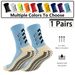 Men's Football Socks With Cushioned Sole, Moisture-Wicking, Anti-Slip Grip & Massage Texture – Mid-Crew Athletic Socks For Soccer & Sports_desvips.com
