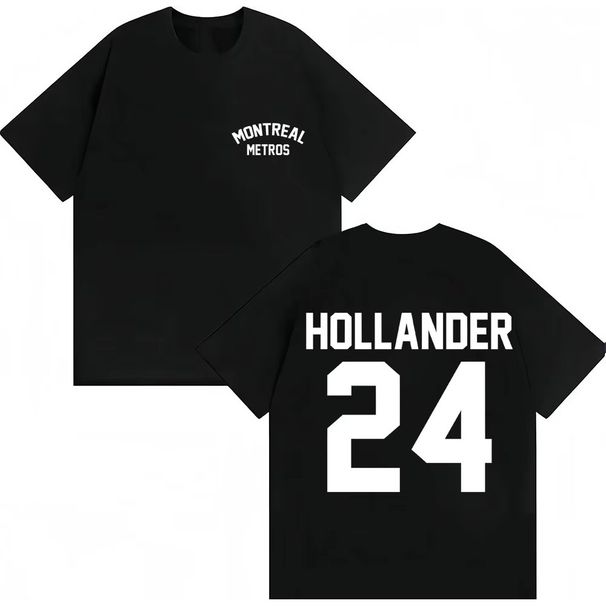 Heated Rivalry Shane Hollander 24 Montreal Metros TshirtS Men's Fashion Vintage Popular T Shirt Oversized Cotton O-Neck_desvips.com