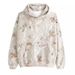 3D Digital Printed Sweatshirt Source Manufacturer Abstract American Pattern Hooded Unisex Couple Outfit_desvips.com