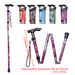 Lightweight Adjustable Elderly Care Gift Aluminum Alloy Made Non-slip Crutches Hiking Poles Folding Trekking Stick Telescopic Walking Cane_desvips.com