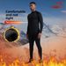 Fleece-Lined Running Sportswear Set For Men Outdoor Skiing Hiking Mountaineering Base Layer Thermal Underwear Quick-Dry_desvips.com