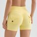 FYfever Vital Women's Quick-Dry Pocket Nude Training Fitness Women Sportswear Butt Lifting Peach Gym Yoga Shorts_desvips.com