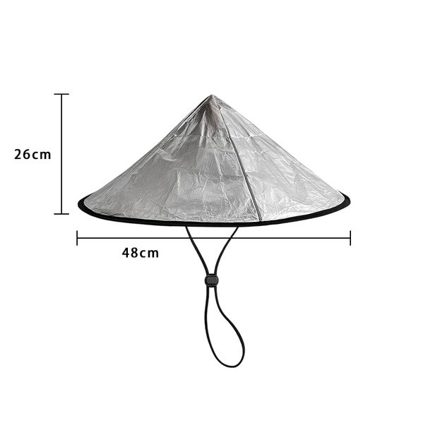 Foldable Sun Women Men UV Protection Wide Brim Bucket Hat Quick Dry Lightweight Silver Coated Rainproof For Hiki_desvips.com