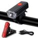 New Model Lighting USB Charging Night Mountain Bike High Brightness Front Light Bicycle Riding Accessories Set_desvips.com