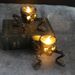 New Hand Atmosphere Decoration Props Skull Foot Night Light Halloween Candle Lamp_desvips.com