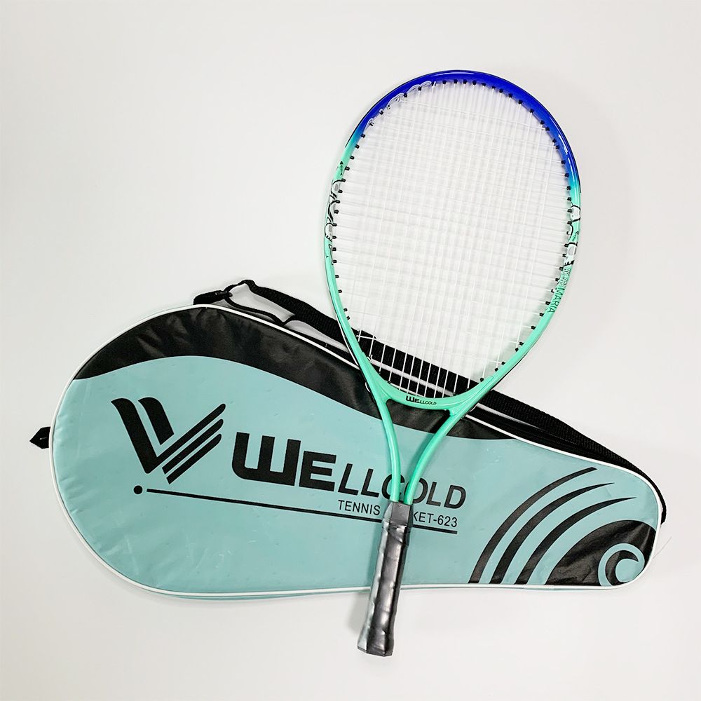 Premium Youth 23inch Aluminum Alloy Split Tennis Lightweight Recreational Beginner Training Racket For Children_desvips.com