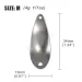 50pcs Brass Salmon Fishing Spoon Blanks 2.4g 3/32oz 4g 1/7oz, Bass Pike Lure Baits Unpainted_desvips.com