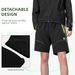 ROCKBROS Cycling Shorts With Detachable Shorts Fleece Multifunctional Shorts Outdoors_desvips.com