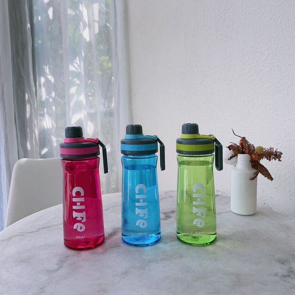 Large Capacity Plastic Sports Water Bottle Portable Summer Season With Filter Outdoor Fitness Space Cup_desvips.com