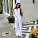 Women's Clothing Summer New Cotton And Linen Sleeveless Vest Vest Trousers Two Piece Suit Female Casual Fashion Suit_desvips.com
