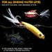 1pcs 10g 5.5cm Electroplated Iron Plate Bait Sinking Sea Fishing Lure Feather Hook Fake Bait Rotating Sequin Mackerel Bait_desvips.com