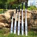 32inch Silver Bat Rod Baseball Stick With Storage Bag_desvips.com