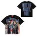 Double Sided Skull Basketball Player Graphic Short Sleeve T-shirt Men Loose Crew Neck Hip Hop Streetwear Black Cotton Casual Tee Top_desvips.com